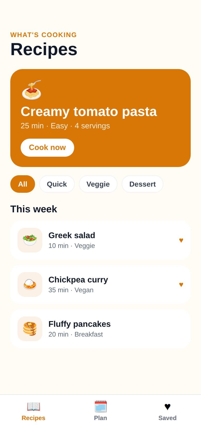 Recipe box app